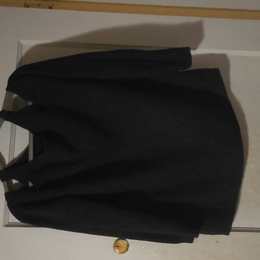 Pink clover off shoulder sweater